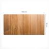 Protective Mat for Tabletop for Company Office Work Wooden Boards Background 100X50 Cm