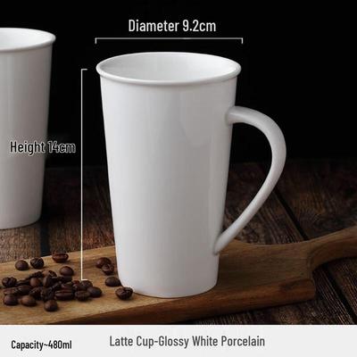 Exquisite Keramik-Latte-Kaffeetasse