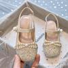 2025 New Girls High-heeled Princess Shoes Spring and Autumn Children's Leather Shoes with Dress Little Girl Mary Jane Fashion Sandals