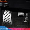 Edelstahl-Autopedale, Gas-Bremspedalabdeckungen für Toyota Camry 2018 – RAV4 Rav 4 – Innenausstattung