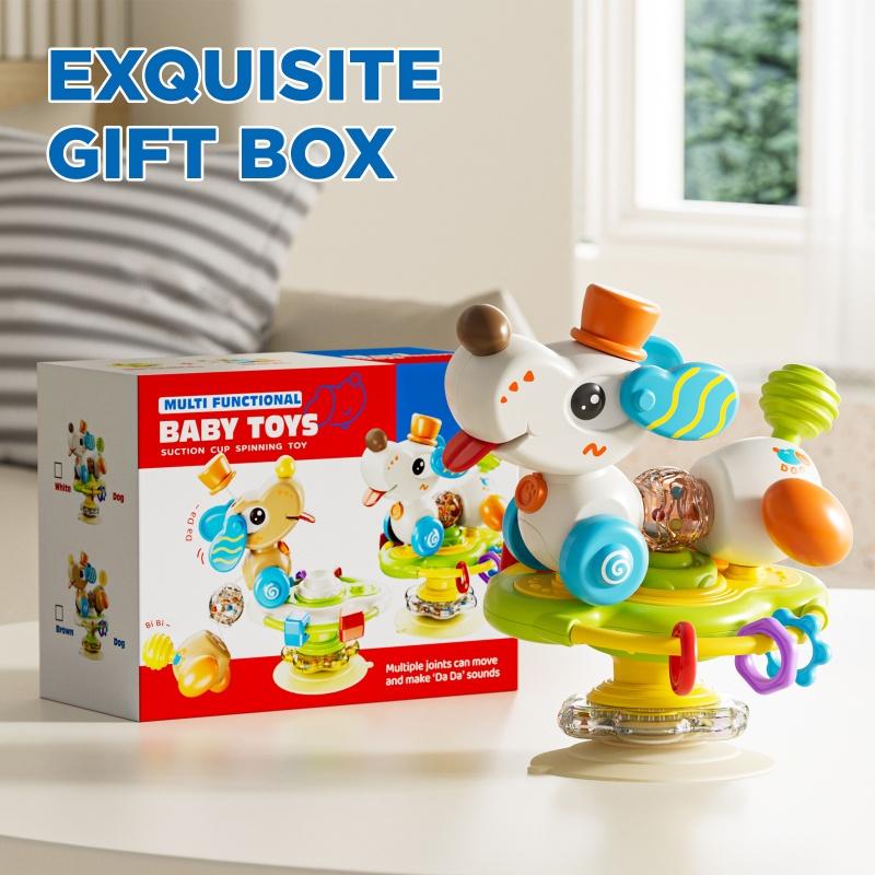 Table Dog Baby 0-3 Years Old Multi Functional Detachable Steering Wheel Puzzle Toy Boy Girls Sensory Gift