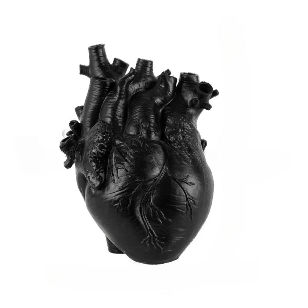 5 Colors Heart Shaped Vase Creative Dried Flower Container Flower Vessel  Home Decoration