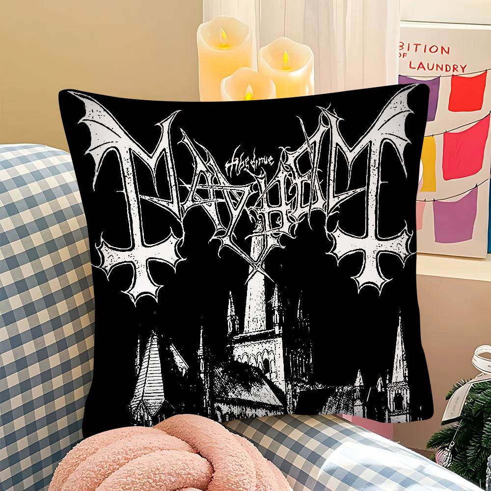 Mayhem Pillow Case Square Pillow Bedroom Sofa Leisure Comfort Cushion Car Living Room Home Decoration