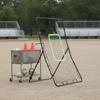 Practice Rebound Net Freestanding Portable Training Net Sports Gear Metal Frame Mesh Netting