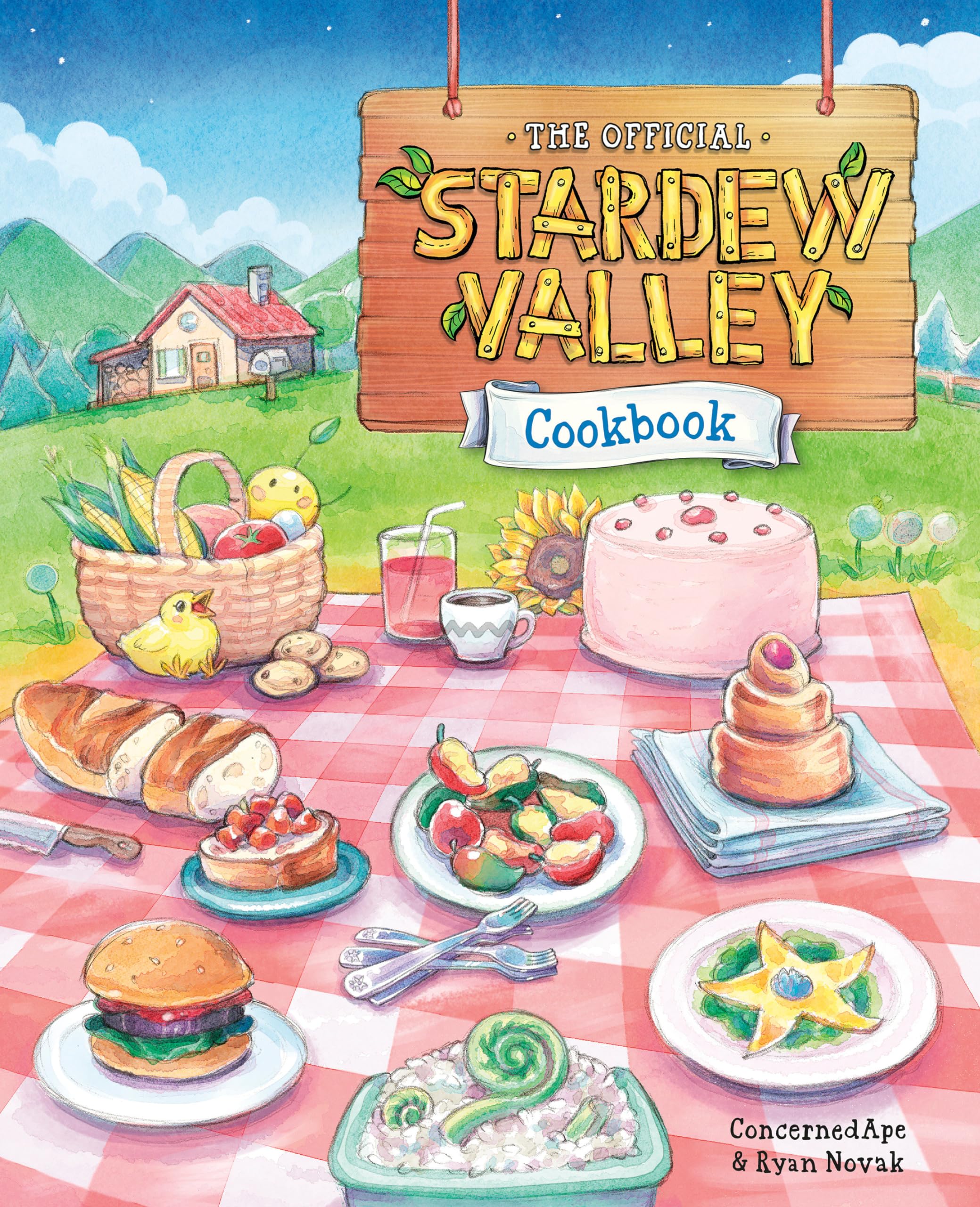 Официальная кулинарная книга Stardew Valley разноцветный