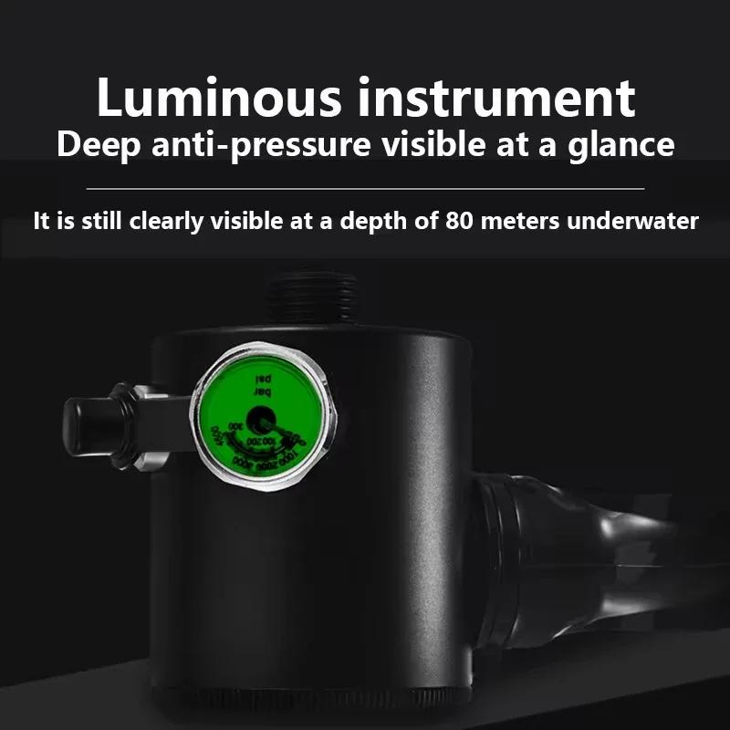 Mini Oxygen Bottle Breathing Valve Head, Underwater Breather, Swimming Equipment, Breathing Tank Diving Teaching