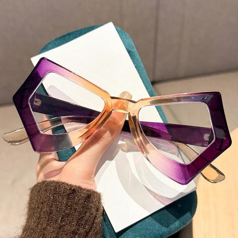 

Retro Trend Butterfly-shaped Versatile Reading Glasses Women and Men Large Frame Anti Blue Light Eyeglasses +1.0 To +4.0 2.5