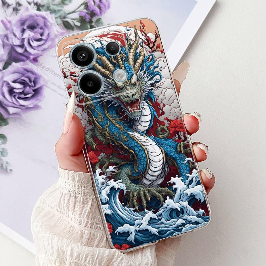 For Xiaomi Redmi Note 13 Pro 4G Case Luxury Popular Painted Cover Soft Slim Phone Case For Redmi Note 13 Pro Plus Note13 5G Bags