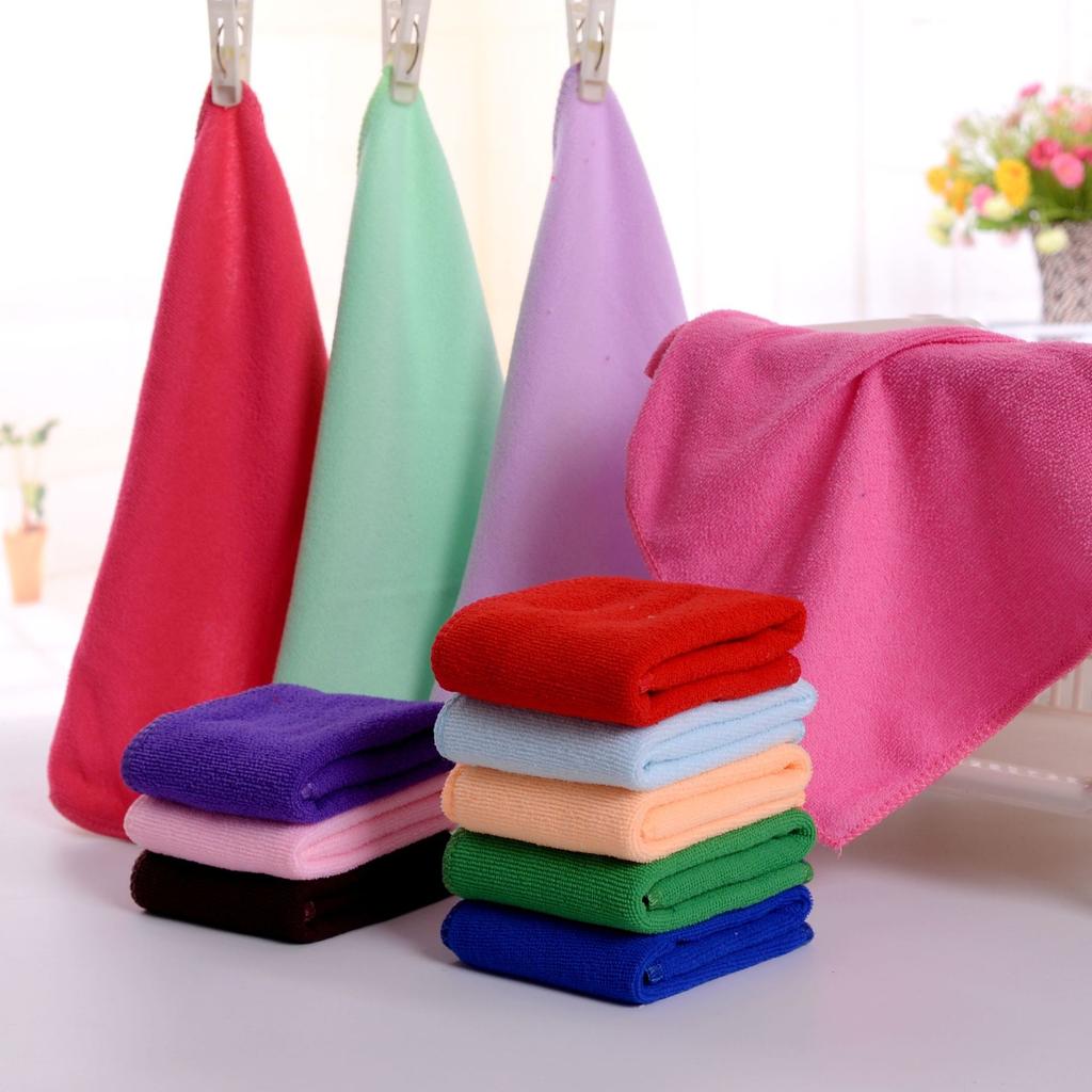 Microfiber Water Absorption 30 * 30 Square Towel Does Not Fade, Does Not Lose Hair, Multi-functional