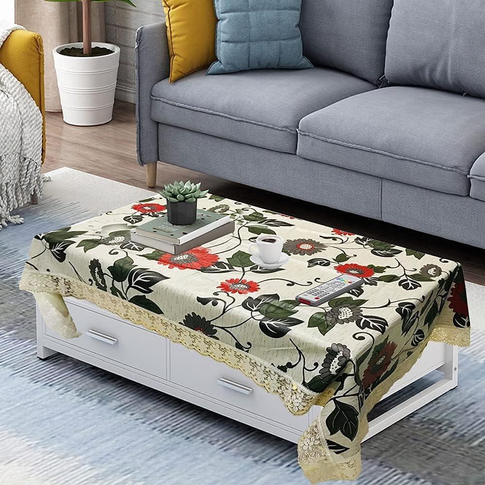 Premium Table Cover, Waterproof and Dustproof (Alexa, 40x60 Inch- Center Table)