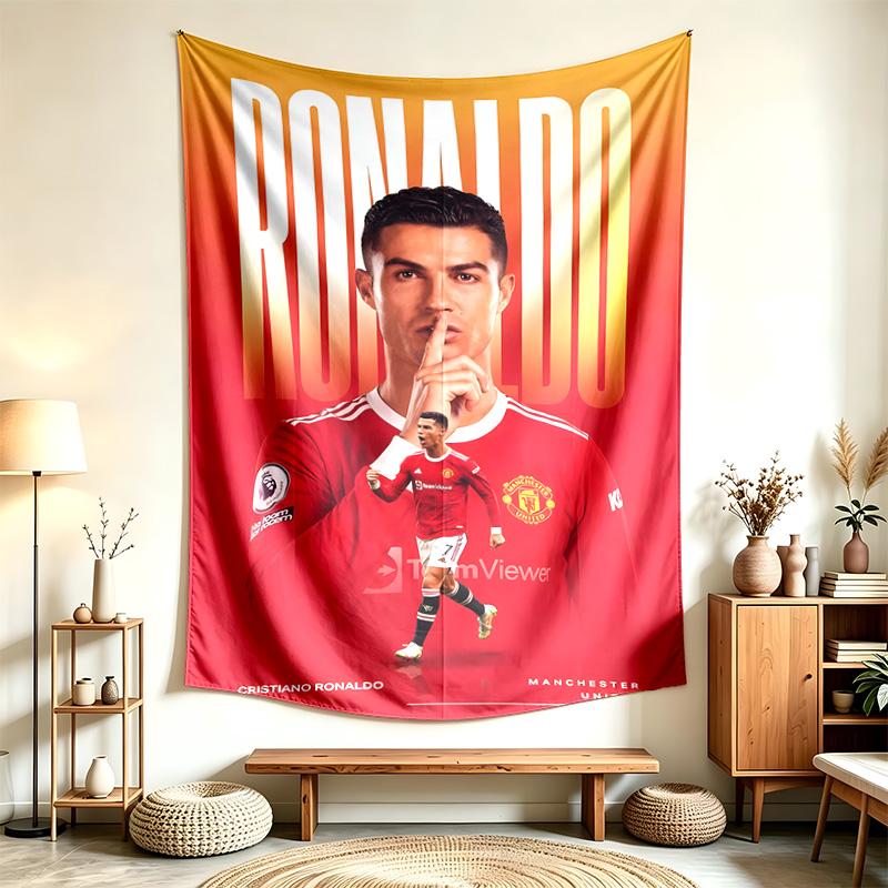 Cristiano Ronaldo (14) Evleri, Yurtları ve Yatak Odalarını Dekore Etmek İçin Uygun, Dokunması Yumuşak ve Arkadaşlar ve Aile İçin Mükemmel Bir Hediye