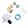 10PCS RV Water Fill Inlet Kit Brass with Hose Elbow Check Valve Hookup Connector for Motorhome Trailer Marine 90