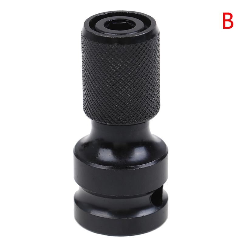 1/2" Square To 1/4" Hex Ratchet Socket Adapter Drive Converter Impact Tool