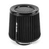 Universal 76mm 3 Inch Carbon Look Cold Air Intake Filter Mushroom Head Performance Kit Auto Racing Accessories