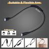 LED Reading Neck Light Book Lamp 360° Flexible Arm Reading Book Light Read Neck Lamp Study Reading Night Light