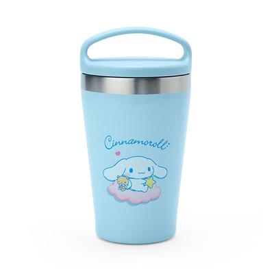 Sanrio Sanrio Steel Cup Stainless Steel Tumbler with Handle Cinnamoroll Cinnamoroll 16 X X Stainless Steel Tumbler with Handle Character 951633 SANRIO