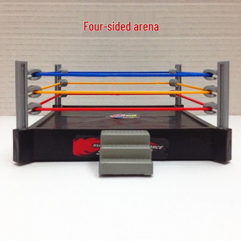 Crossfighter Gladiator Ring Set: Children's Wrestler Figurine Toy Model