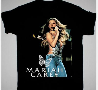Mariah Carey Singer Heavy Cotton Black All Size Men Women Shirt