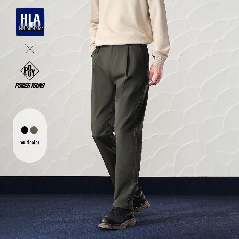 HLA Men's POWER YOUNG Series Tapered Casual Pants