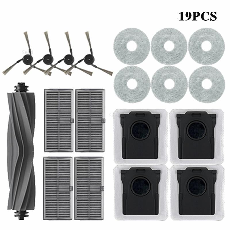 Dreame L40 Ultra / X40 Ultra Robot Vacuum Accessories Dust Bags Mop Main Side Brushes Cloths HEPA Filters Spare Parts