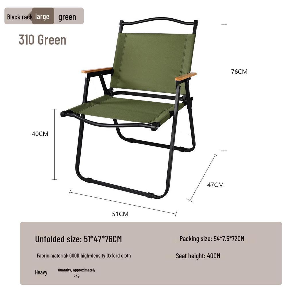 Kermit Aluminum Alloy Portable Folding Camping Chair