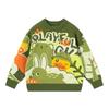 B.Duck Boys' Cartoon Pullover Sweater