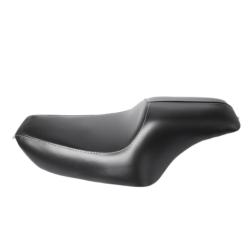 Motorcycle Leather Two Up Driver Front Rear Passenger Seat For Harley Sportster XL Iron 883 1200 48 Forty-eight 2004-2016