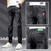 JYL New Washing Machine Daily Trousers Men's Spring and Autumn Elastic Jeans Straight