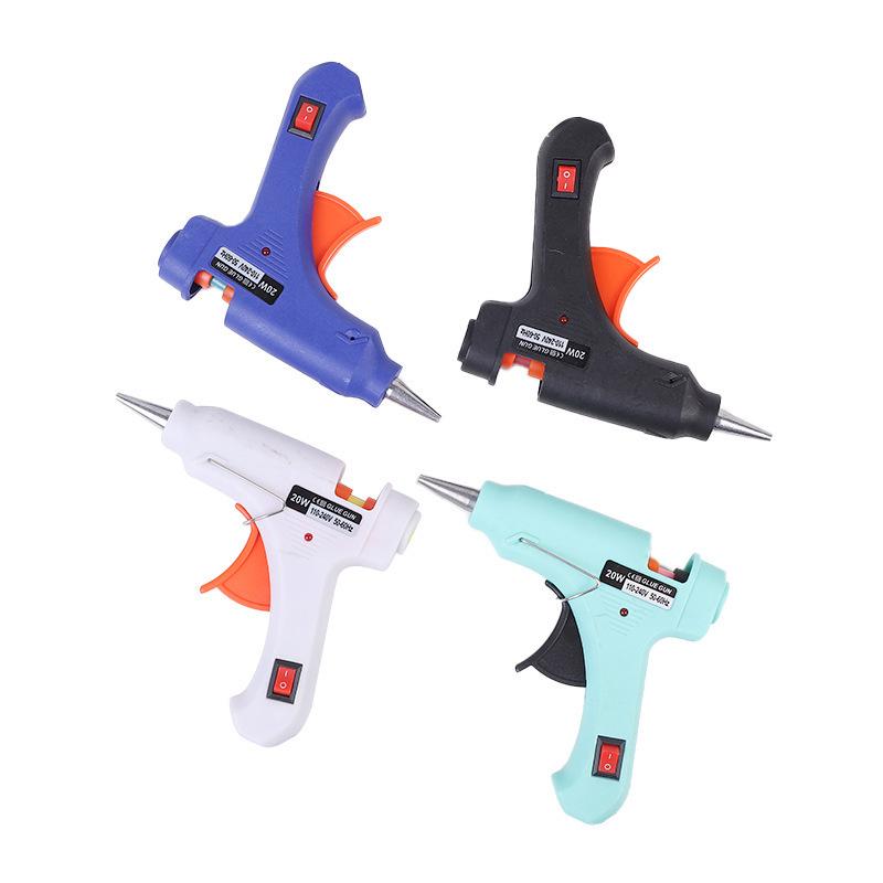 20W Multifunctional Hot Melt Glue Gun for DIY & Crafts - Multi-color, Child-friendly
