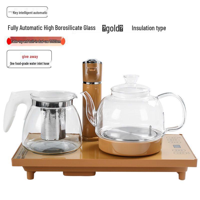 Automatic Electric Kettle & Tea Set: Boil Water, Make Tea, Integrated Pump & Heat Preservation