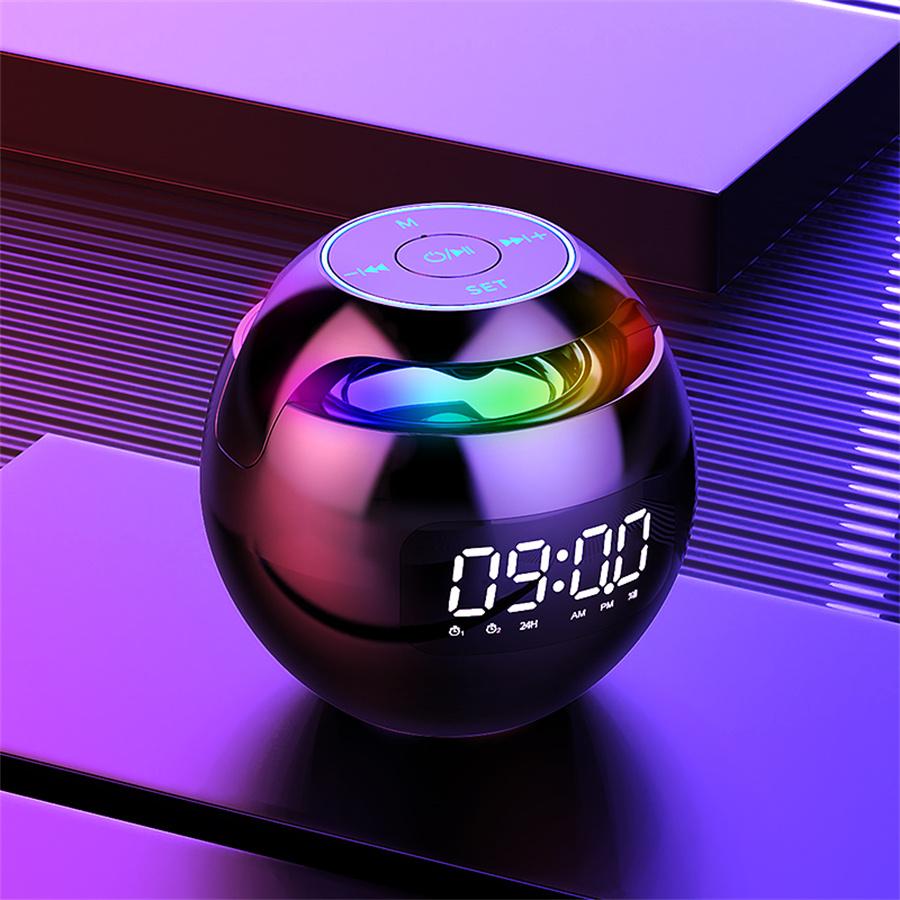LED Lights Portable Wireless Bluetooth Speaker Outdoor Subwoofer Speaker Mini Sound