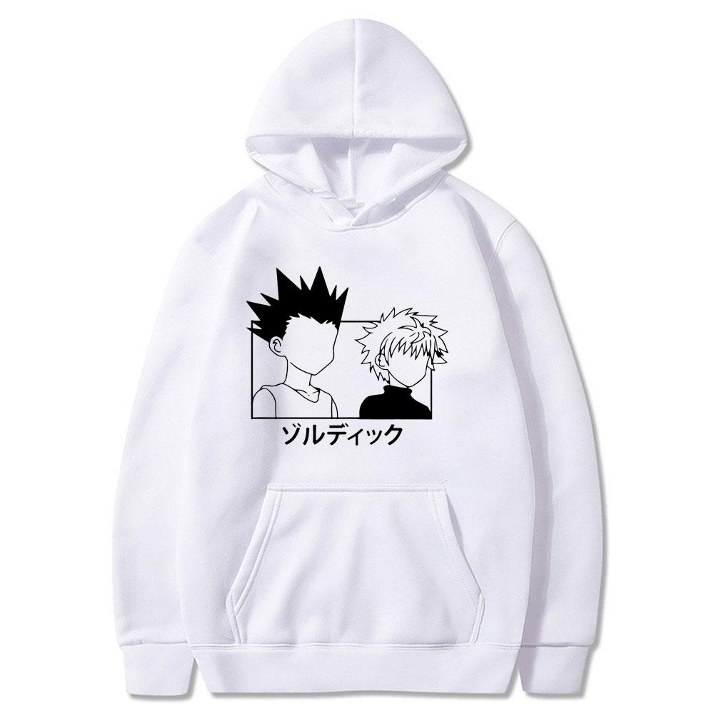 Hunter X Hunter Anime japonez amuzant Killua Eyes Killua Hanorace stil Hanorace Streetwear pentru femei/bărbați Hanorac supradimensionat