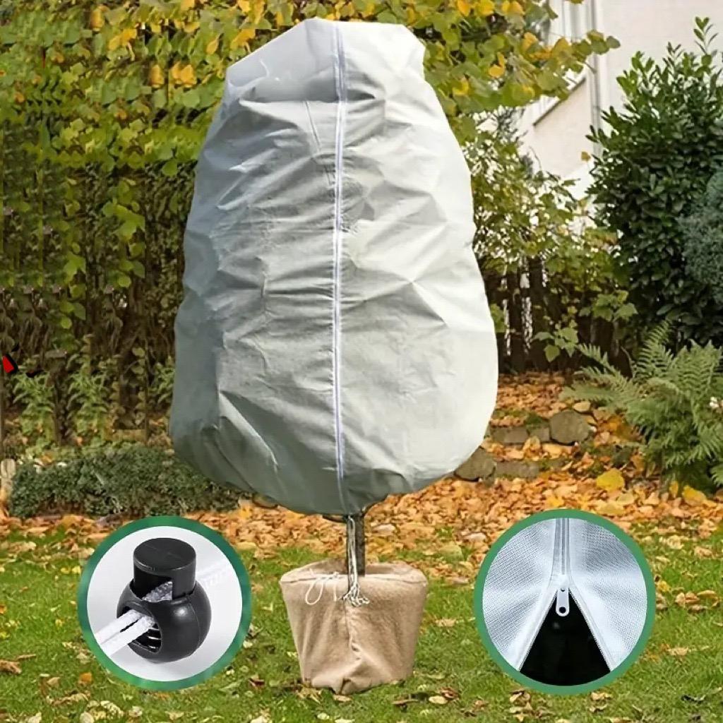 Plant Cover Winter Warm Cover Tree Shrub Plant Protecting Bag Frost Protection For Yard Garden Plants Small Tree Against Cold