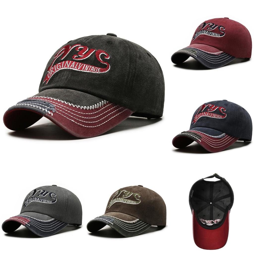 Adjustable Retro Soft Top Baseball Cap With Unique Lettering For All Seasons