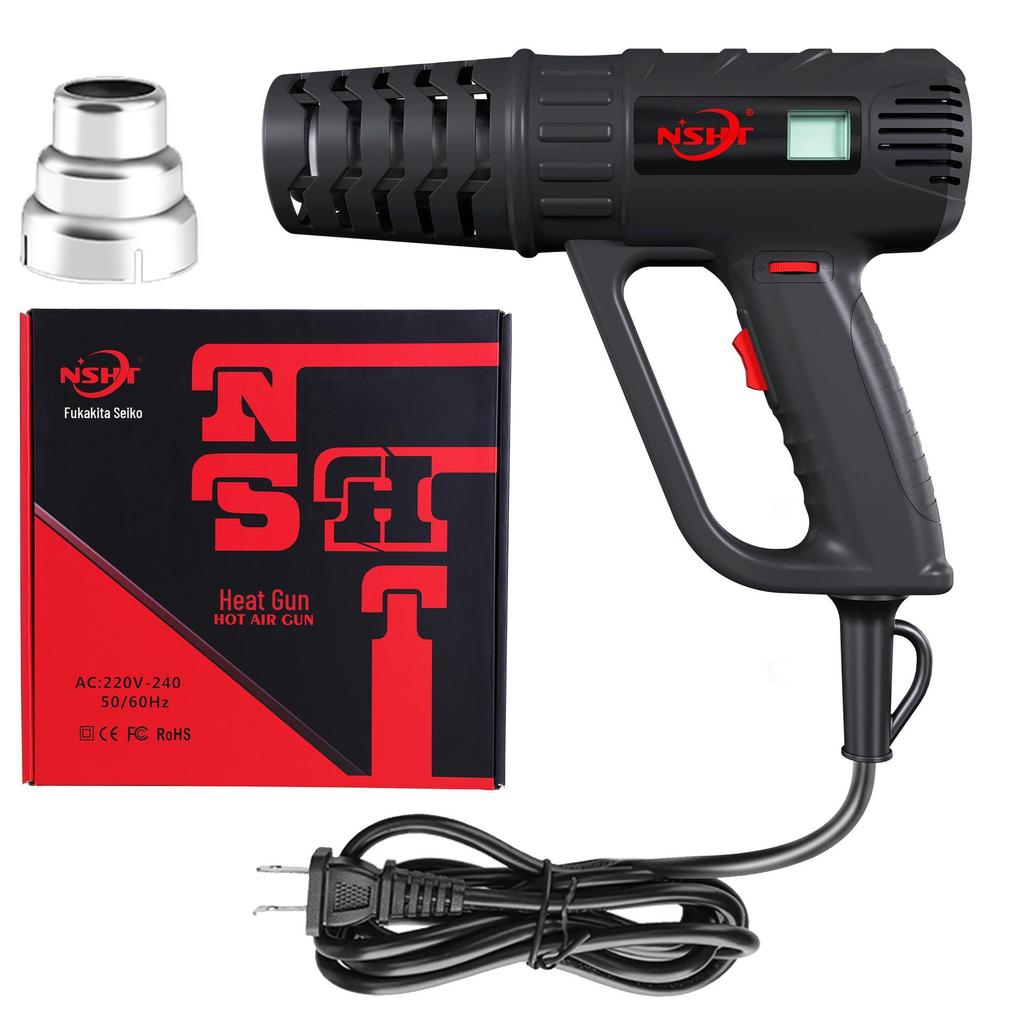 2000W Adjustable Temperature Industrial Hot Air Gun for Car Film & Woodworking