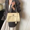 Autumn new style fashion lock locomotive bag portable shoulder oblique span women's bag