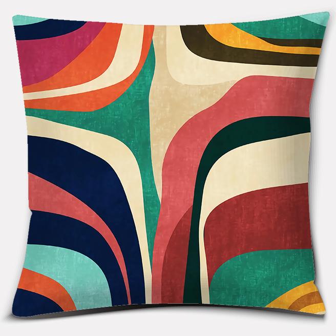 Colorful Abstract Series Pillowcase Home Office Decoration Pillow Bedroom Sofa Car Cushion Cover