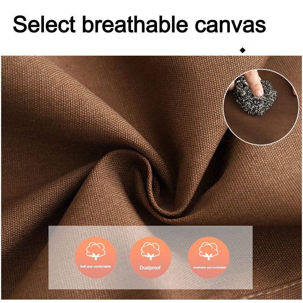 Tablier de chef sans manches en toile, bavoirs de cuisine et de pâtisserie polyvalents pour cuisiniers et serveurs