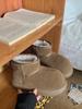 European Station 2025 Winter New Kapibara Frosted Leather Thickened Snow Cotton Boots Bread Shoes Small Women's Shoes