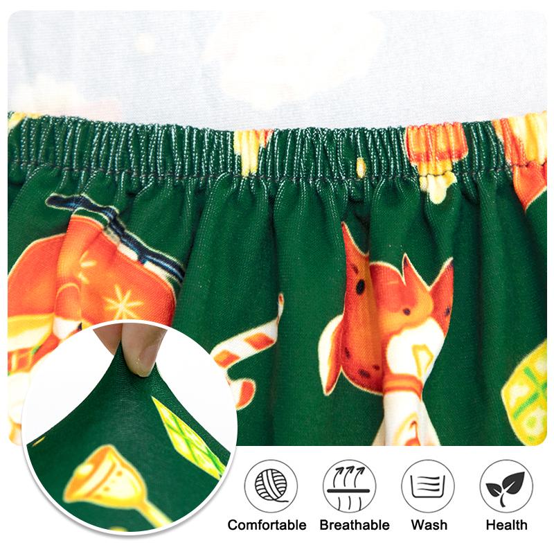 Christmas Chair Cover Seat Protector Cheap Chair Covers For Holiday Party Dining Room Kitchen Hotel Living Room Chair Cover 1 PC