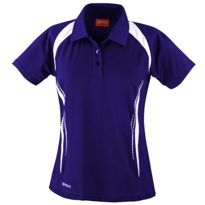 Damen/Damen Sports Team Spirit Performance-Poloshirt