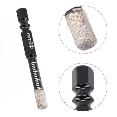 Hartgelöteter Diamantbohrer mit Sechskantschaft für trockene Keramikfliesen, 5–16 mm, vakuumgelöteter Diamant-Trockenbohrer, Lochöffner