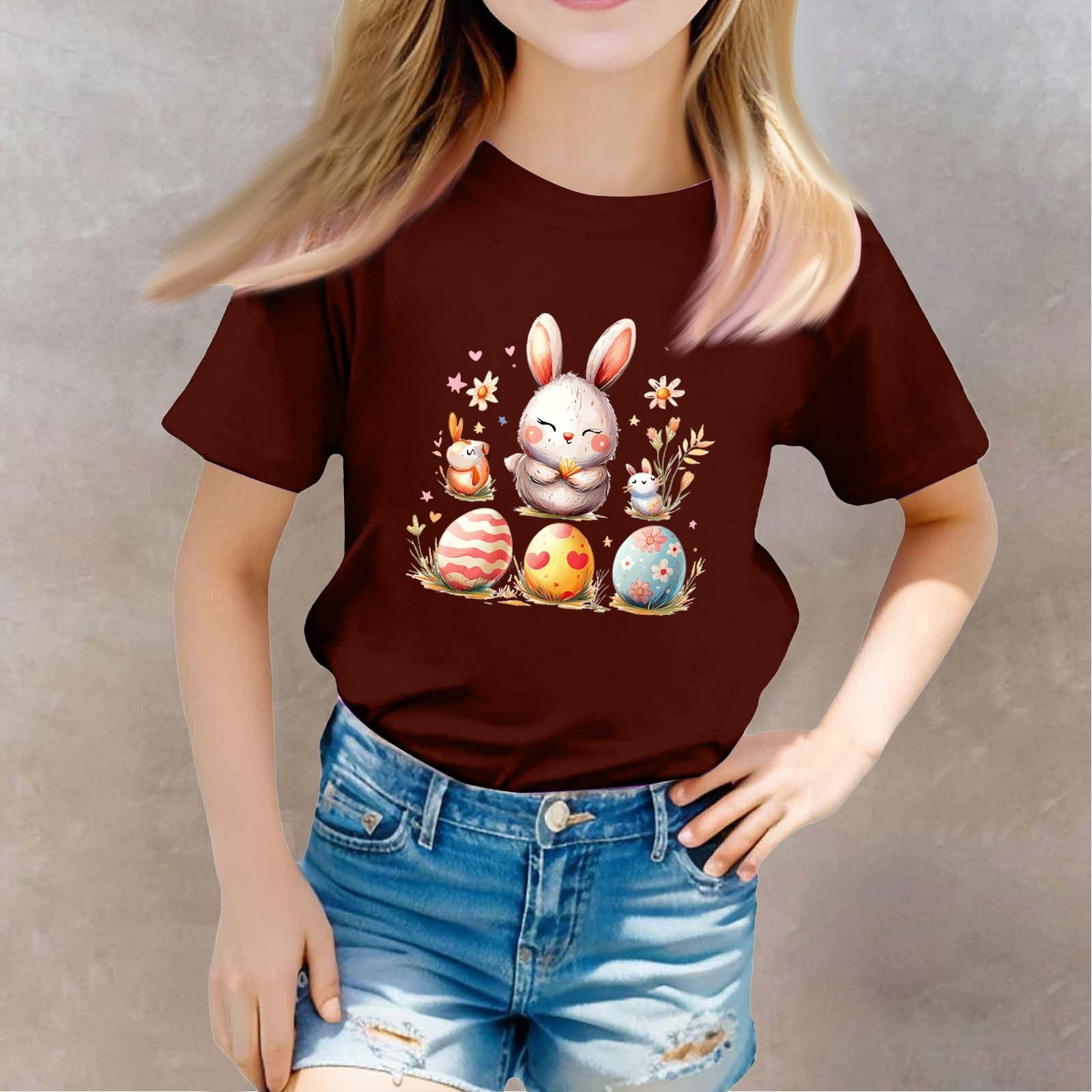 

Футболки для малышей, девочек и мальчиков, детские футболки с короткими рукавами и принтом для мальчиков и девочек 140 винный