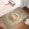 Bitcoin Cryptocurrency Crypto Digital Code Doormat Mat Anti-Slip BTC Blockchain Bath Kitchen Garage Rug Carpet 40*60cm