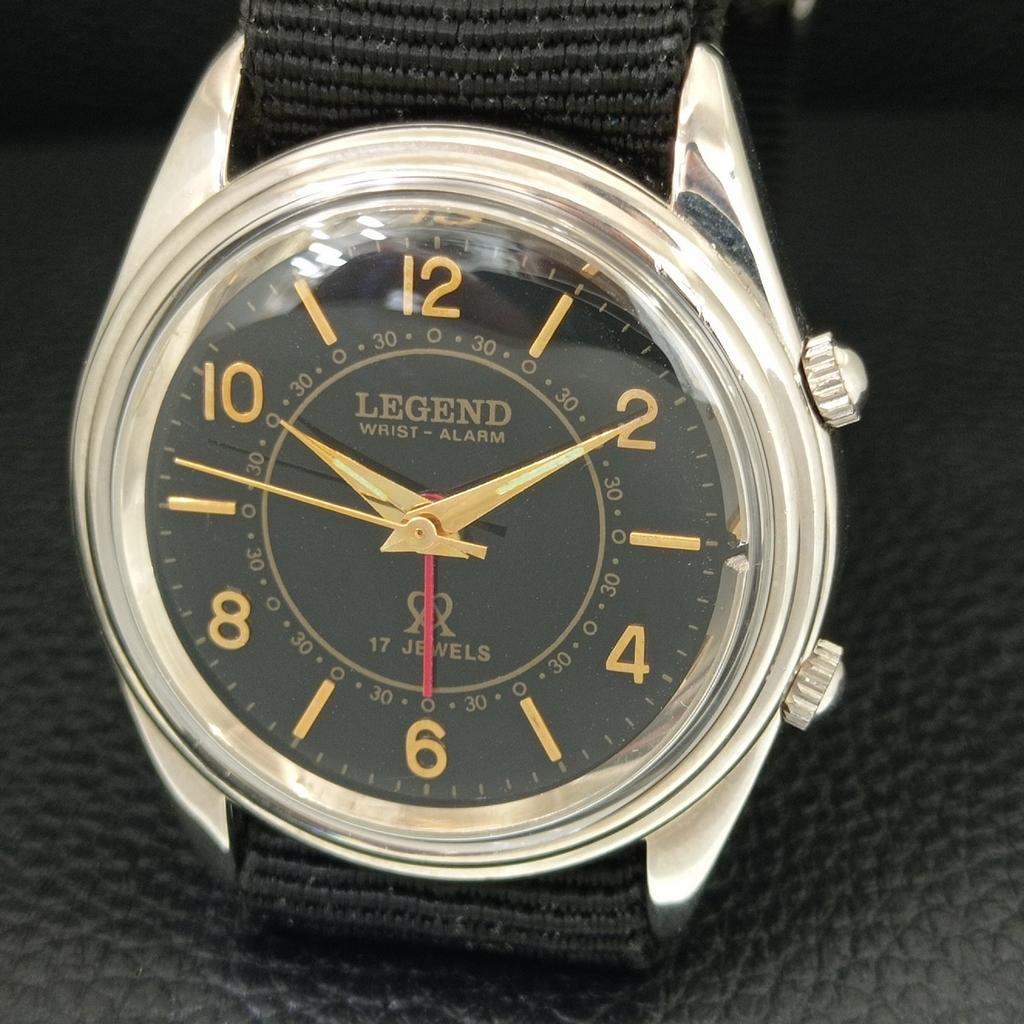 REFURBISHED VINTAGE LEGEND HAND-WINDING SWISS MENS ALARM WATCH A707515-1