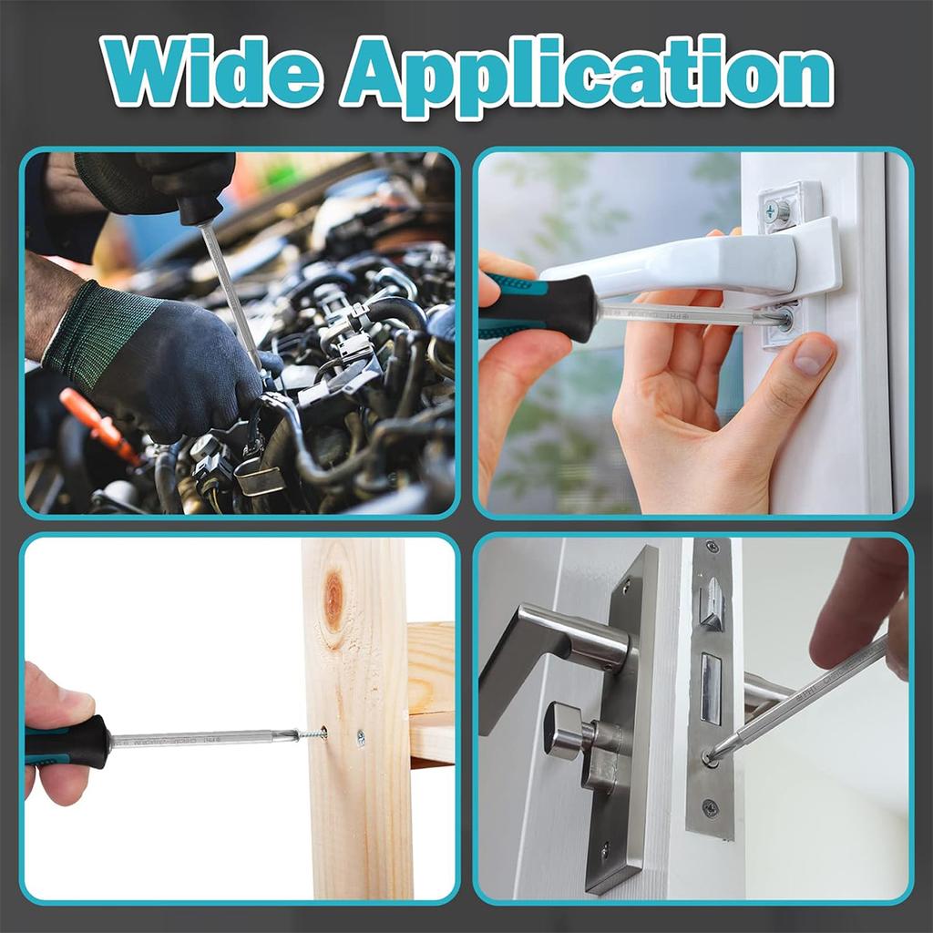 10 Pcs Slit Sets Magnetic Screwdriver Repair Multi Function Multi Hand Tool Set