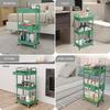 3 Tier Rolling Storage Cart With Drawers Rolling Utility Cart With Drawers,Room Decor,Bathroom Decor,Rolling Utility Cart Rolli