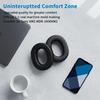 Replacement Protein Leather Ear Cushions for  MDR1000X WH1000XM2 Headphones Comfortable Foam Pads Easy Install for Everyday Use