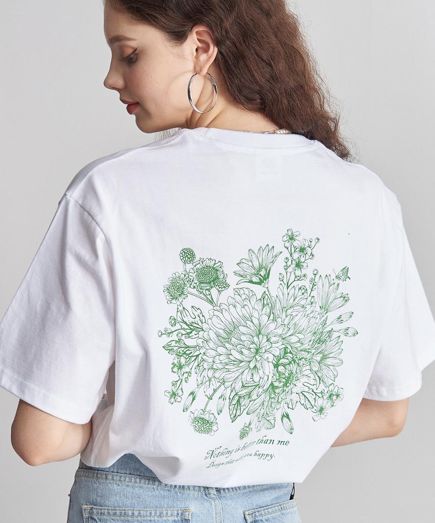Nasttingijeubeleoldaenmi Flower Bed Tee_White