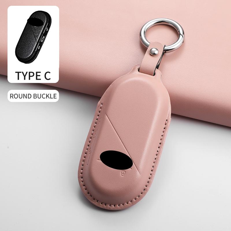 For BMW Mini Cooper JCW Countryman Aceman Cabrio F55 F56 F57 F54 F60 Car Remote Key Case Cover Shell Keychain Garnish Accessorie